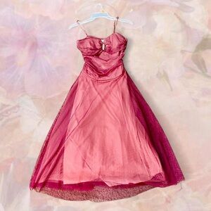 American Vintage Pink Prom Dress